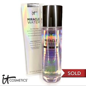 IT Cosmetics Miracle Water 3-in-1 Tonic Cleanser Toner Full Size BNIB